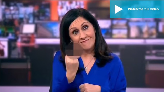 Maryam Moshiri a leading BBC News anchor gives a middle finger on air going virral and appologising 07 12 2023